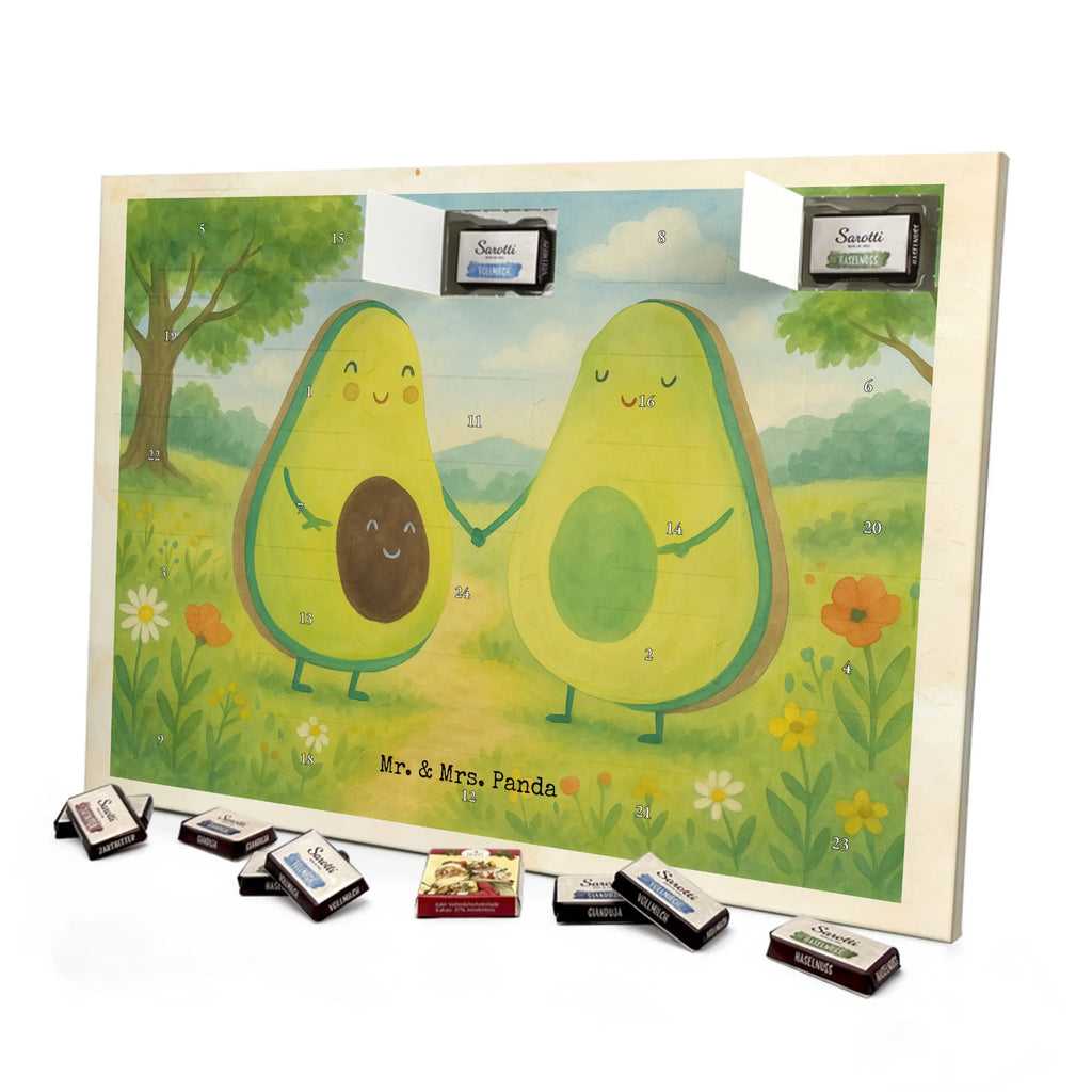 Chocolate advent calendar avocado pair Design vegetables, birth, children, pregnancy, wedding