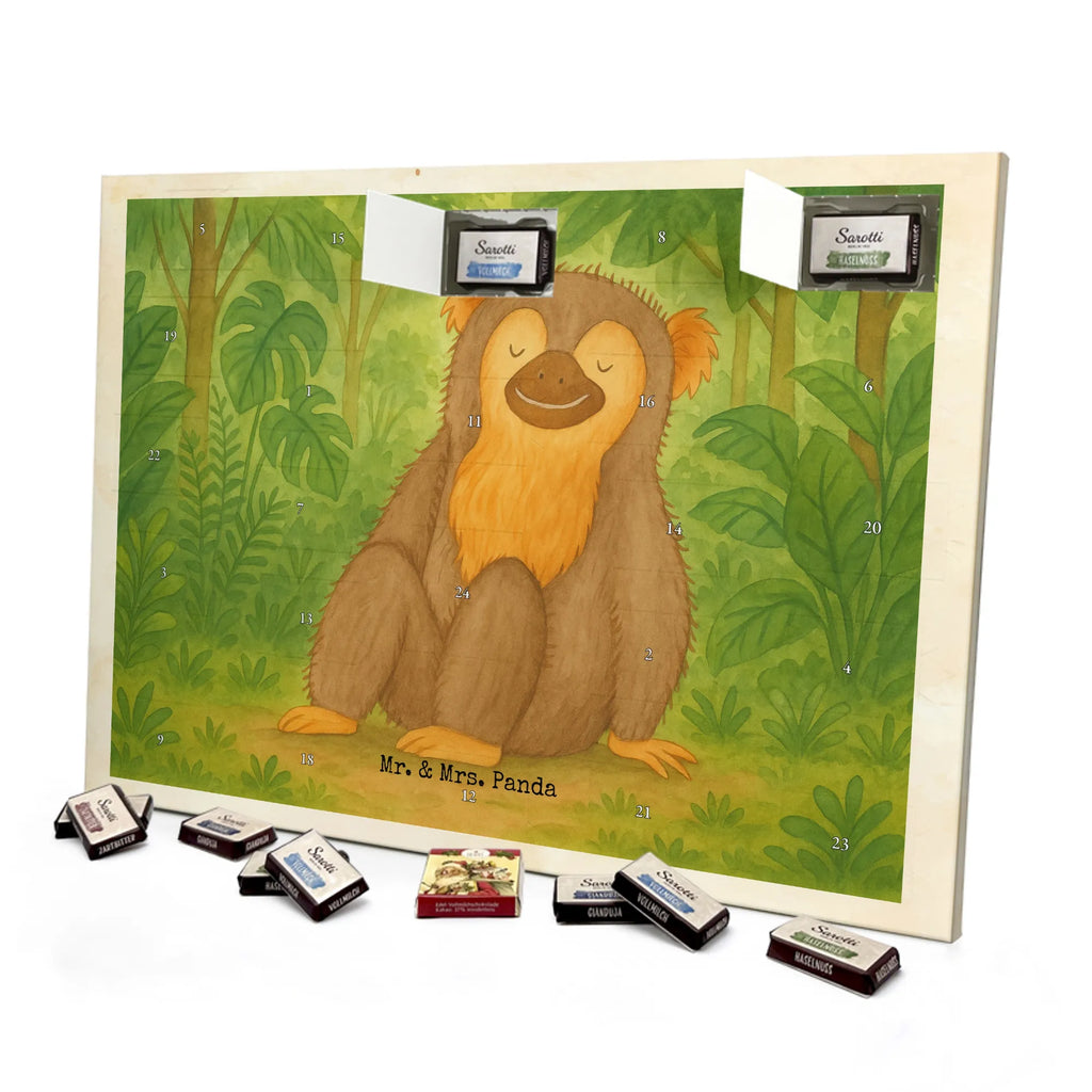 Chocolate advent calendar Monkey Design Africa, self-confidence, respect, monkey, self-esteem, monkeys, self-love