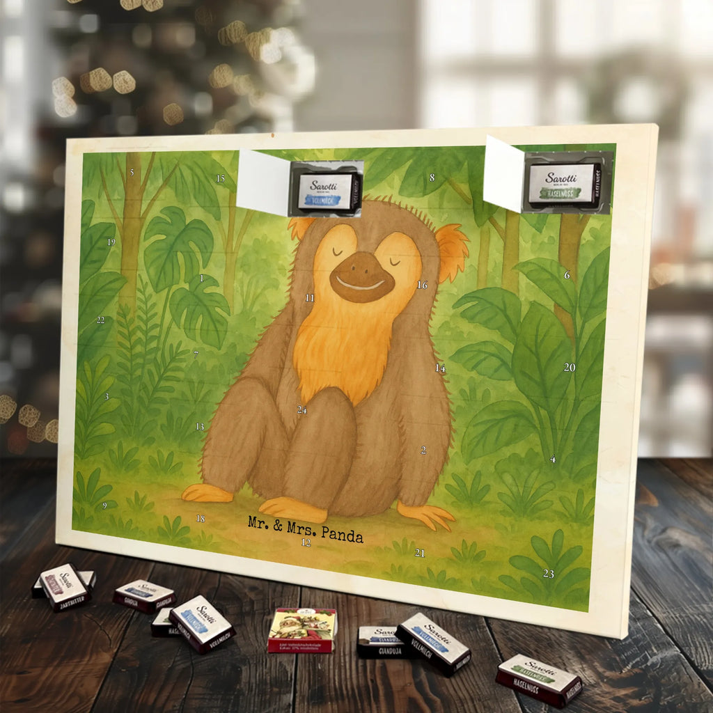 Chocolate advent calendar Monkey Design Africa, self-confidence, respect, monkey, self-esteem, monkeys, self-love
