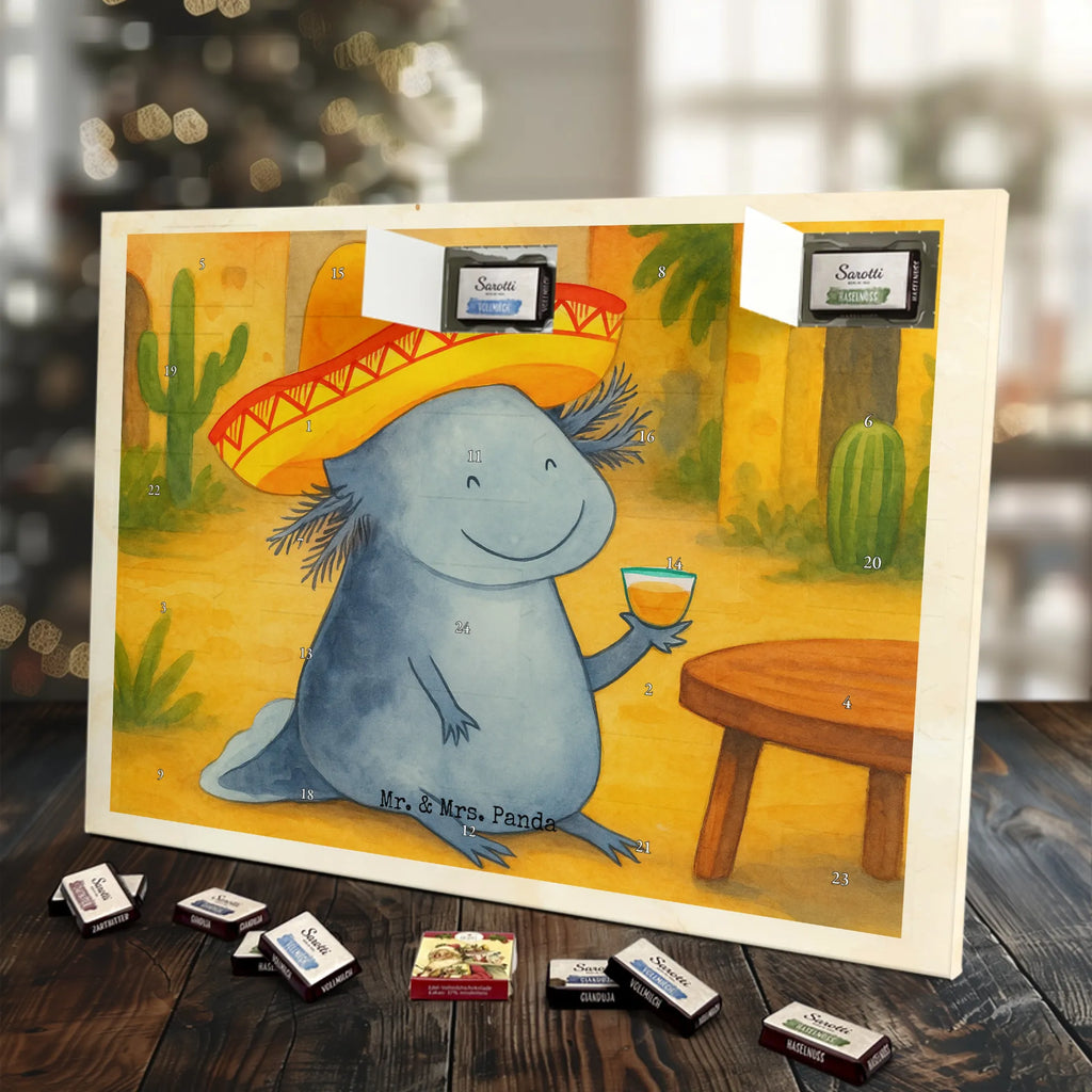 Chocolate advent calendar axolotl tequila Design Axelotl, marine animals, Mexican walking fish, salamander, Amphibian, Lemon, Saying, Fire Dragon, Tail Lurch, Fire Salamander