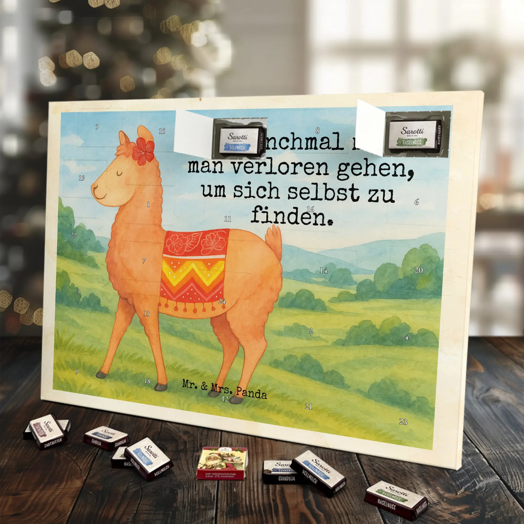 Chocolate advent calendar alpaca Proud Design alpaca, animal, llama, pako, camel, Peru, favourite animal