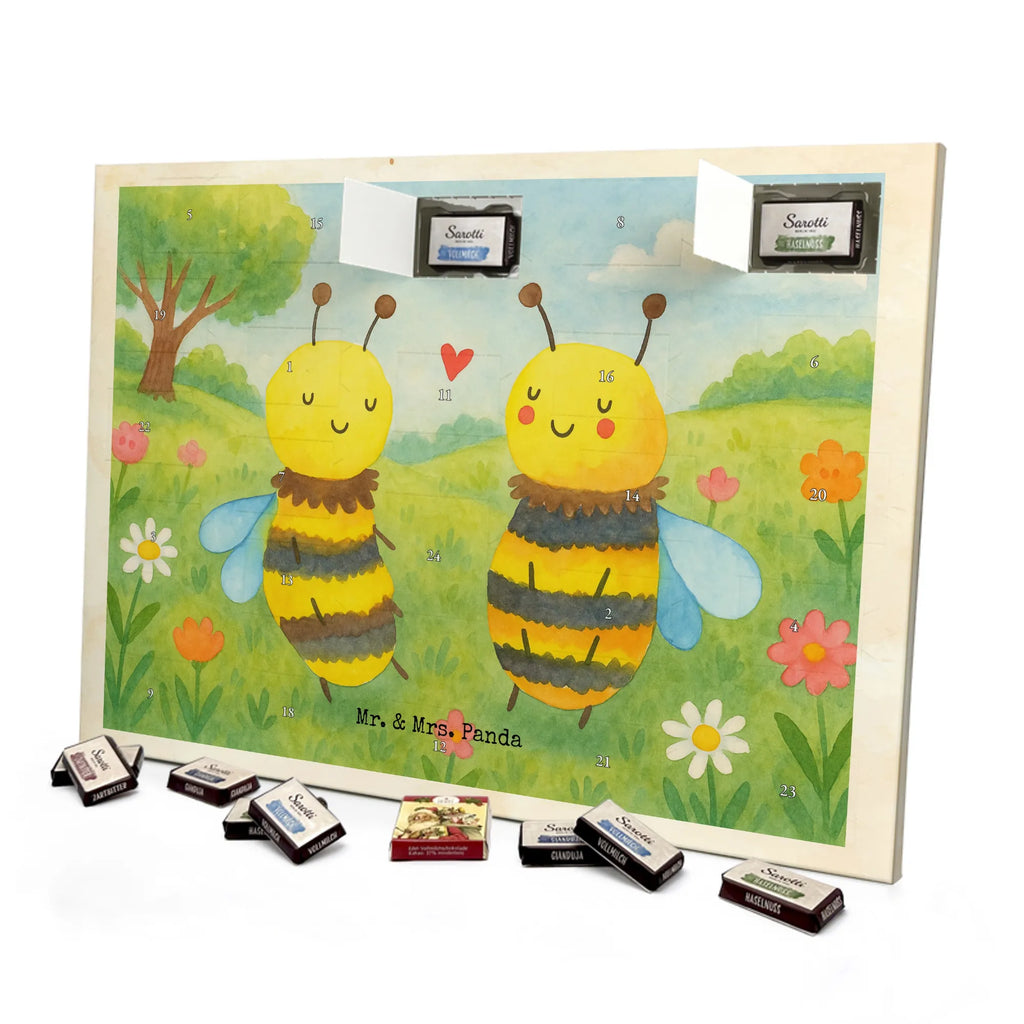 Chocolate advent calendar bee In love Design wasp, bumblebee