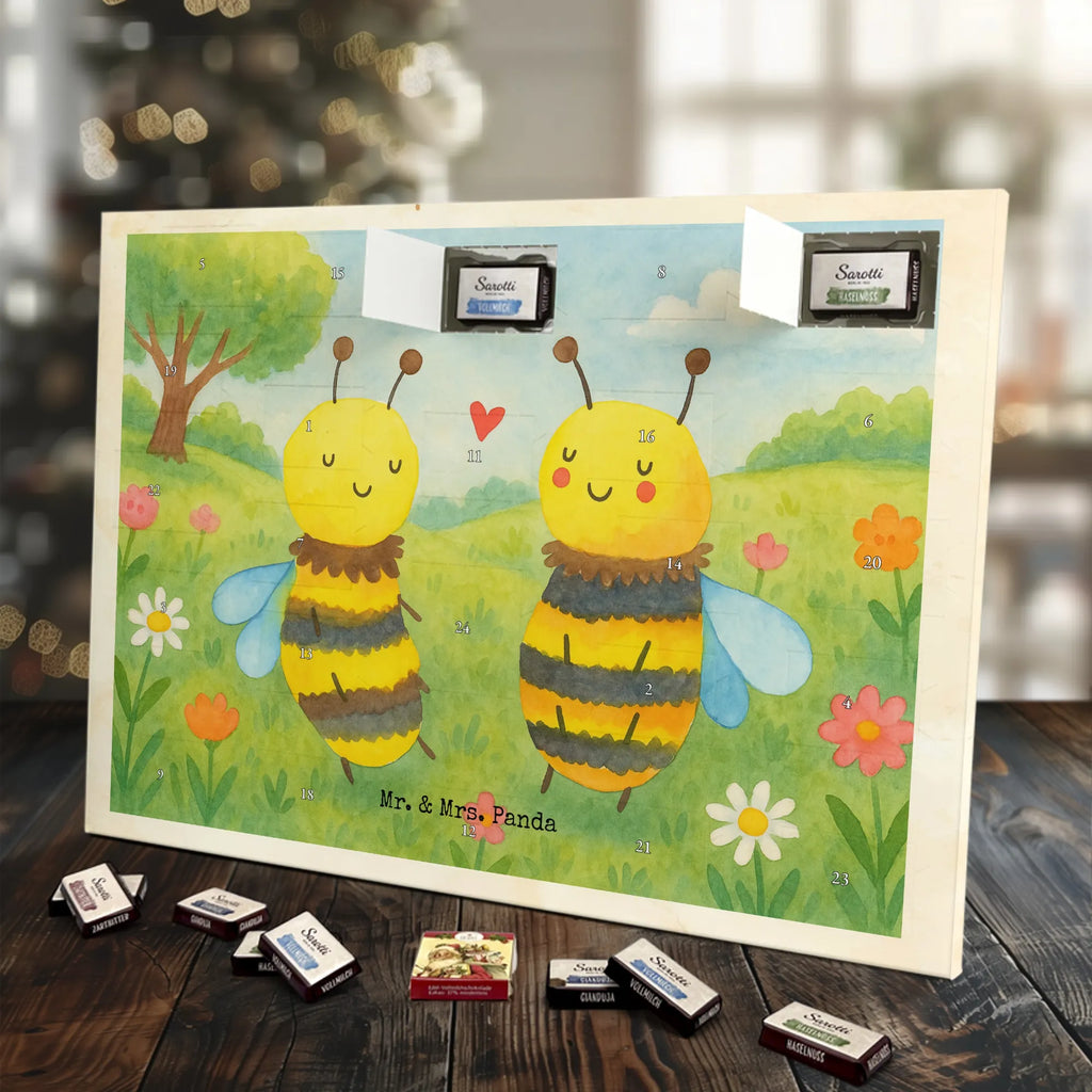 Chocolate advent calendar bee In love Design wasp, bumblebee