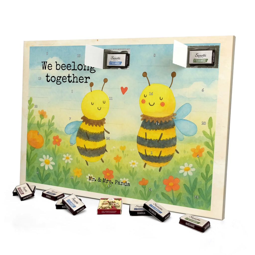 Chocolate advent calendar bee In love Design wasp, bumblebee