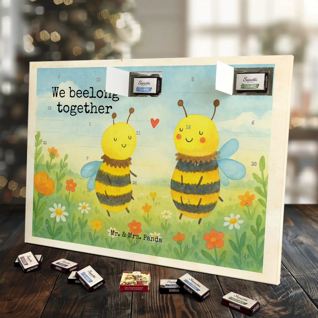 Chocolate advent calendar bee In love Design wasp, bumblebee