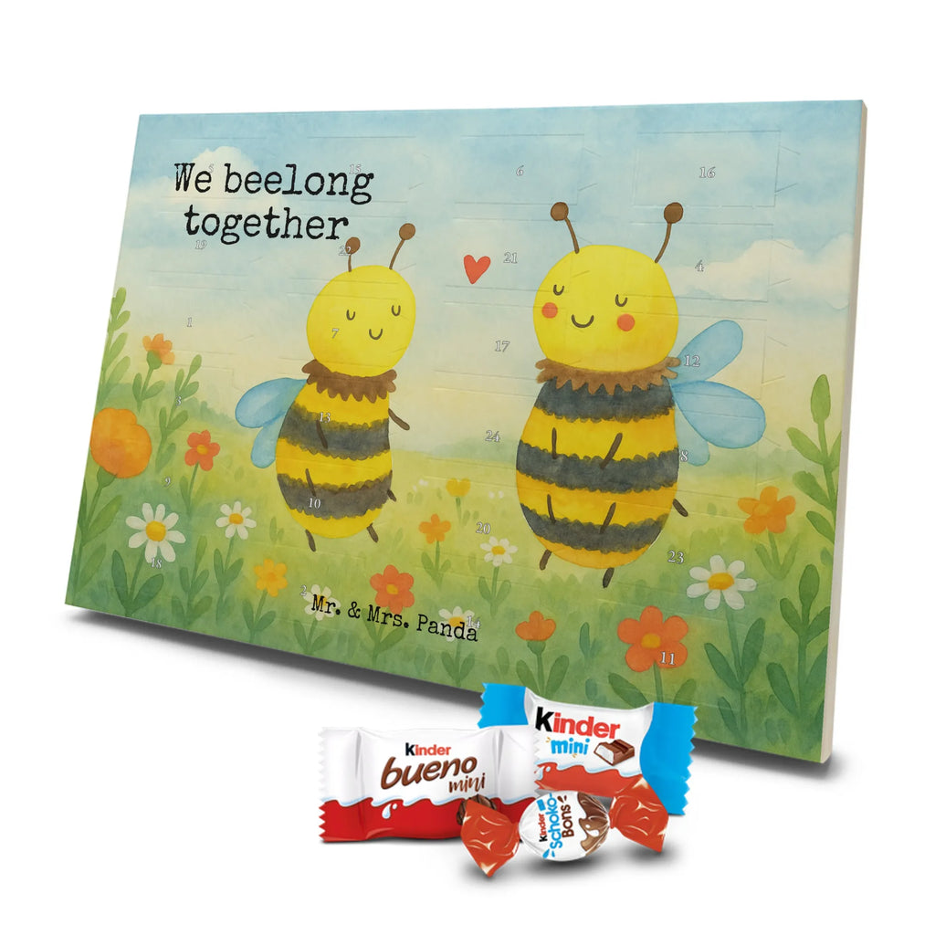 Chocolate advent calendar bee In love Design wasp, bumblebee