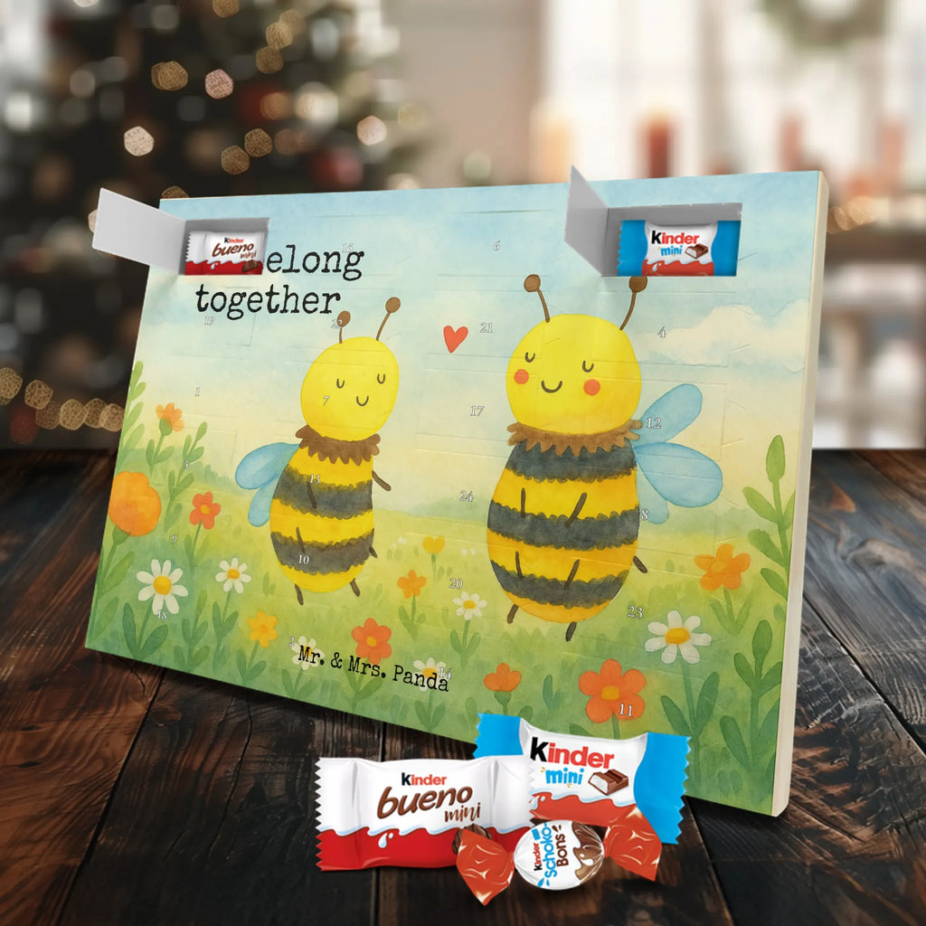 Chocolate advent calendar bee In love Design wasp, bumblebee