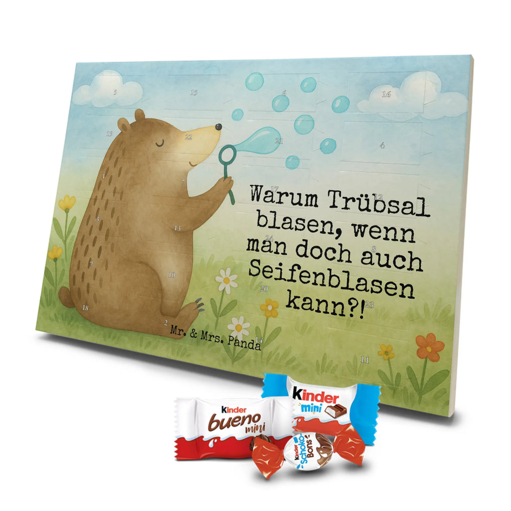 Chocolate advent calendar bear soap bubbles Design teddy bear, cuddly toy, Soap Bubbles Bear Funny Being Happy Sad Happy