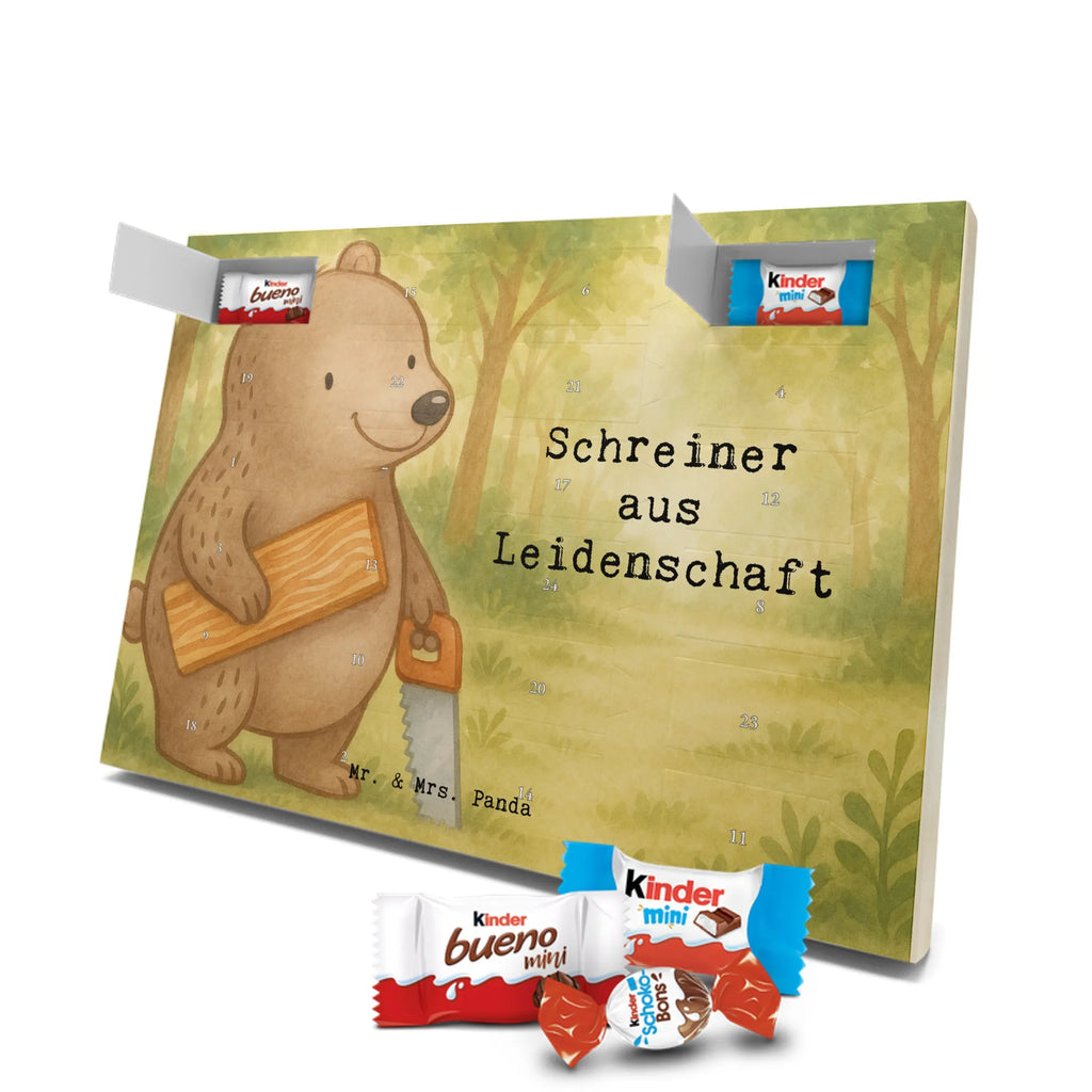 Chocolate advent calendar Carpenter Passion Design gift, promotion, anniversary, retirement, sayings, job start, gift idea, best, farewell gift, profession, passing exam