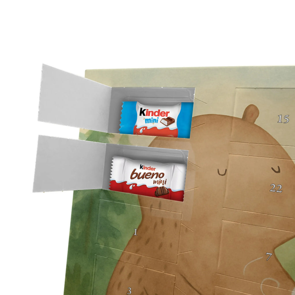 Chocolate advent calendar bear Coffee Design teddy bear, cuddly toy, conquer the world, morning routine, bears, save the world, good morning