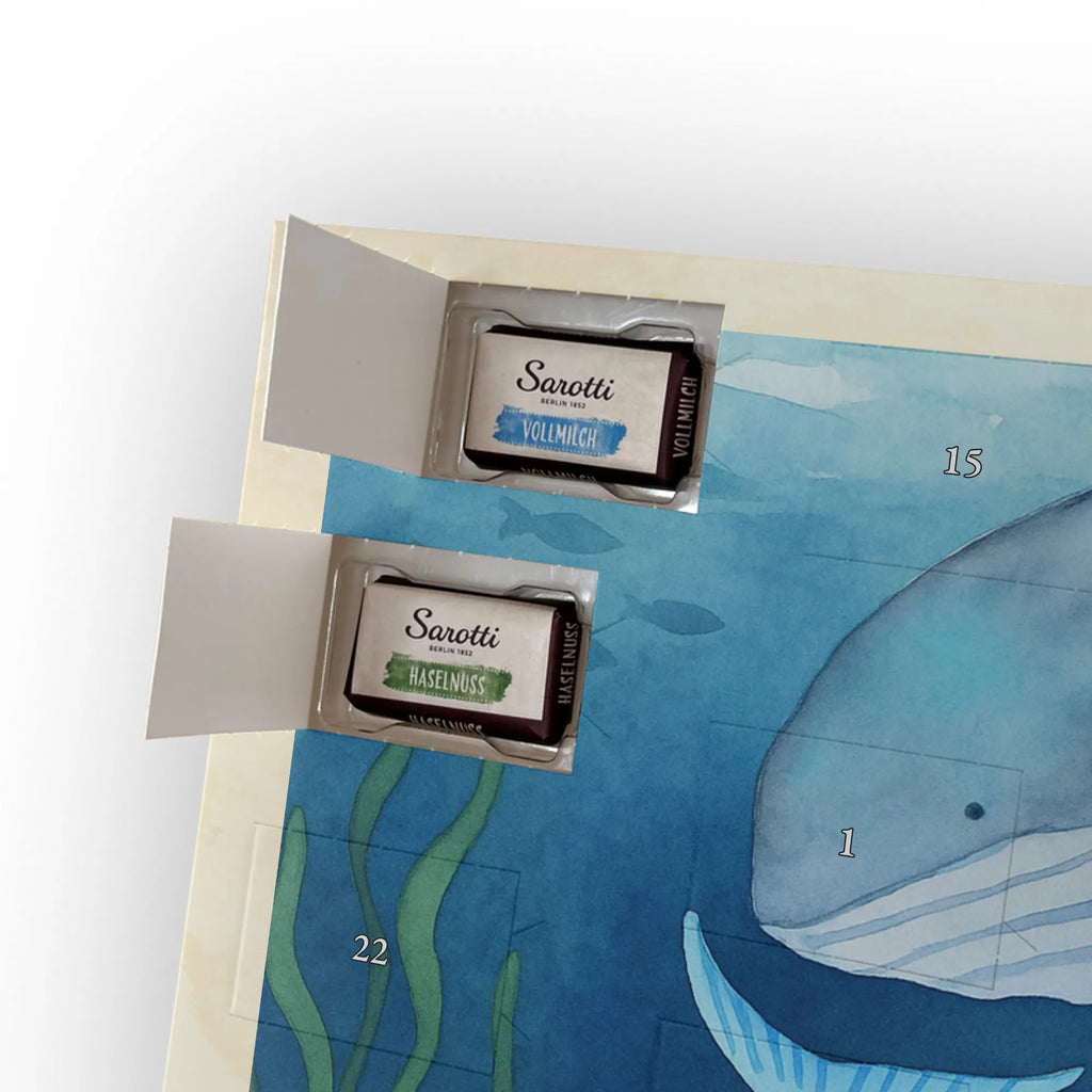 Chocolate advent calendar whale tuna Design card, gift ideas, gifts, small animals, cute, cute animal motives, hand drawn, funny sayings, good mood, special gifts, animal lover, tuna, word joke funny, choice, joke, saying funny, flat joke, whale, flat joke gift, saying of the day