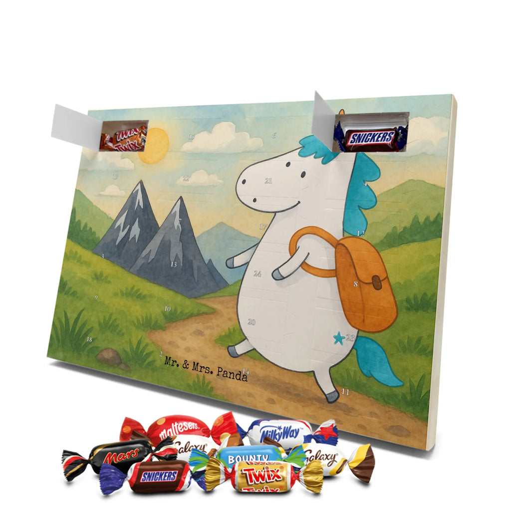 Chocolate advent calendar unicorn climber Design travel, world trip, mountaineer, adventure, mountains, adventurer, vacation, explorer, world traveler