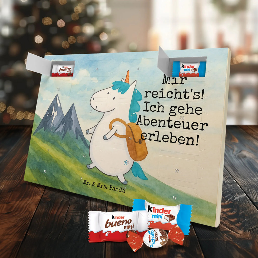 Chocolate advent calendar unicorn climber Design travel, world trip, mountaineer, adventure, mountains, adventurer, vacation, explorer, world traveler