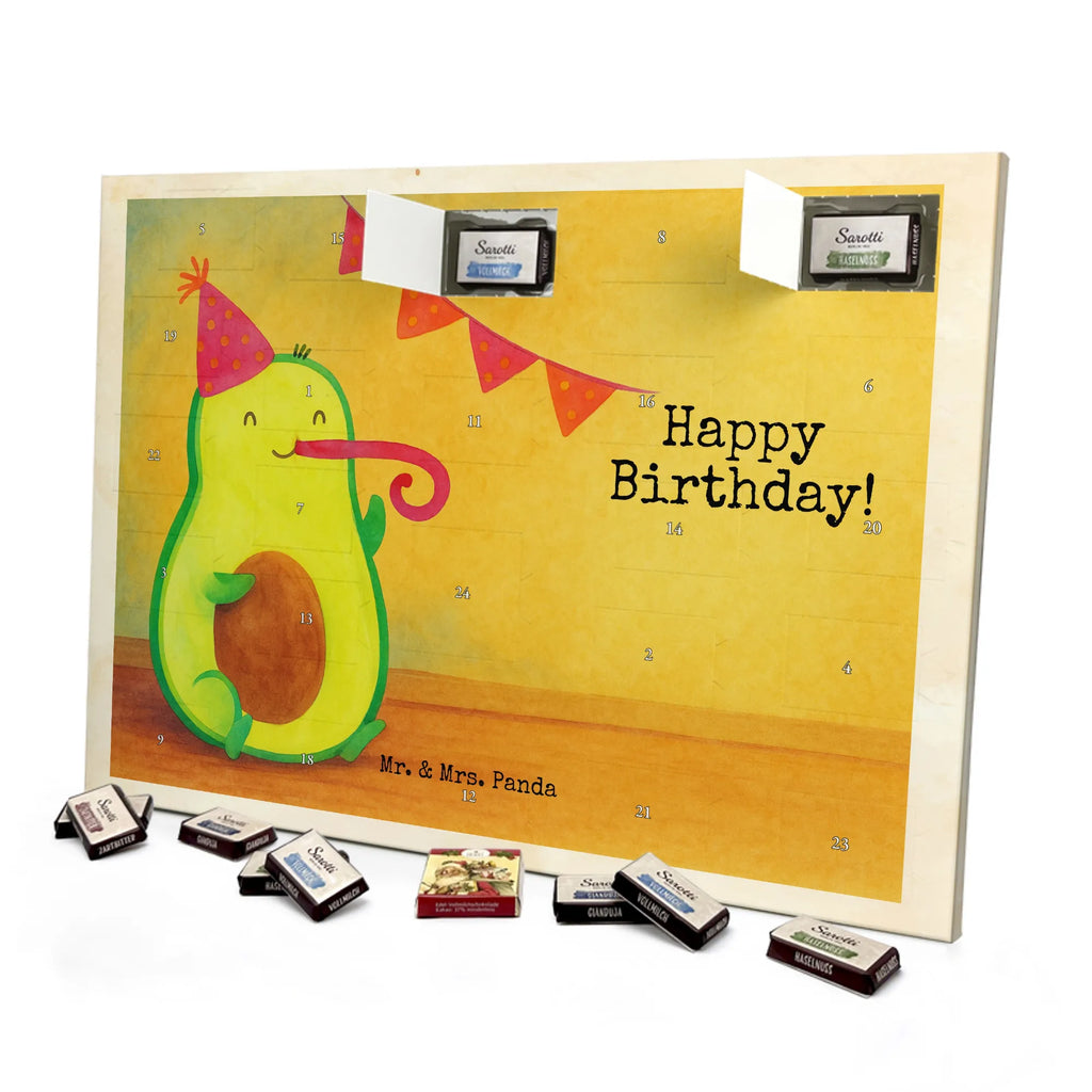 Chocolate advent calendar avocado Birthday Design vegetables