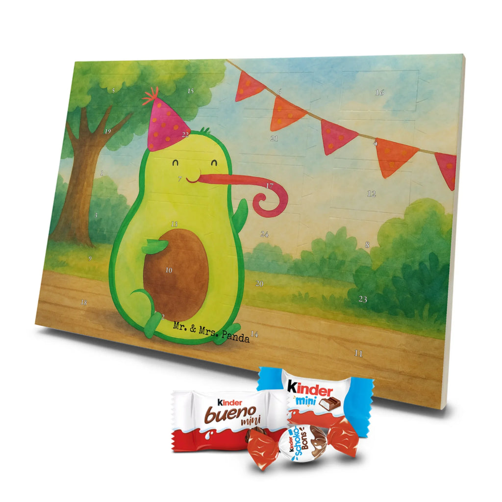 Chocolate advent calendar avocado Birthday Design vegetables