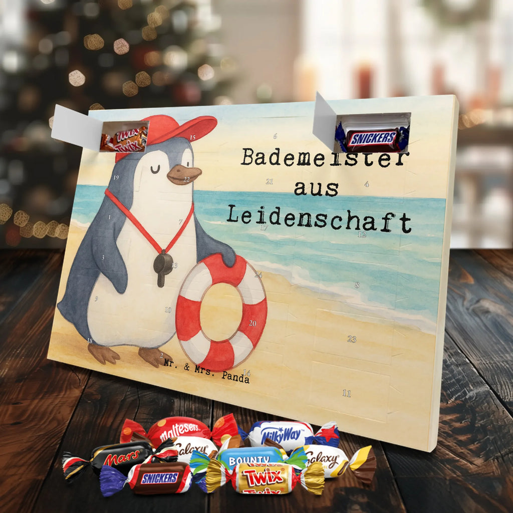 Chocolate advent calendar Lifeguard Passion Design gift, promotion, anniversary, retirement, sayings, job start, gift idea, best, farewell gift, profession, passing exam