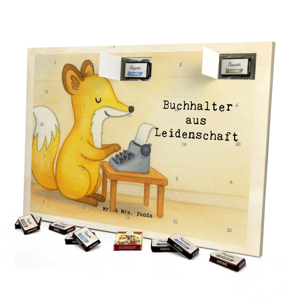 Chocolate advent calendar Accountant Passion Design gift, promotion, anniversary, retirement, sayings, job start, gift idea, best, farewell gift, profession, passing exam