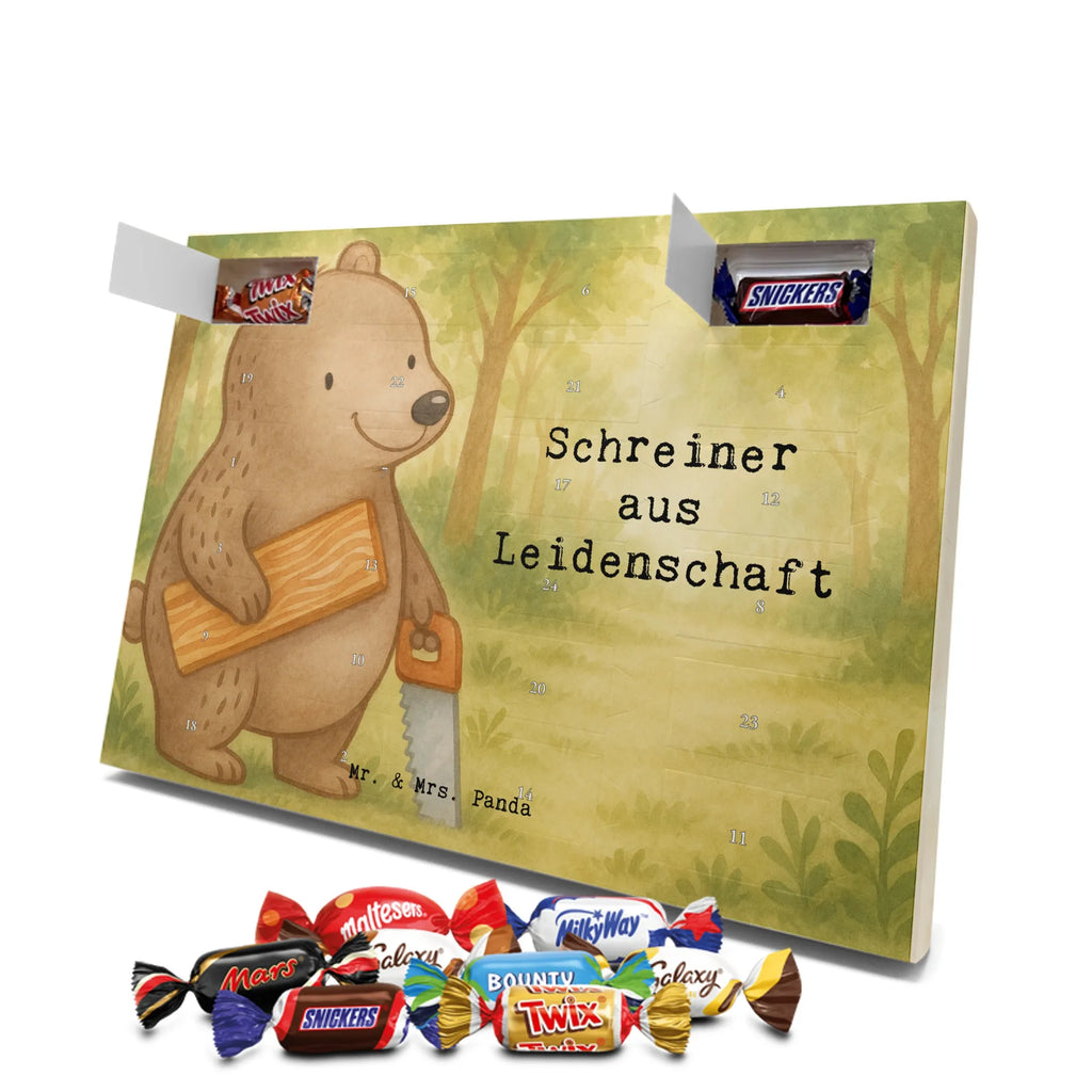 Chocolate advent calendar Carpenter Passion Design gift, promotion, anniversary, retirement, sayings, job start, gift idea, best, farewell gift, profession, passing exam