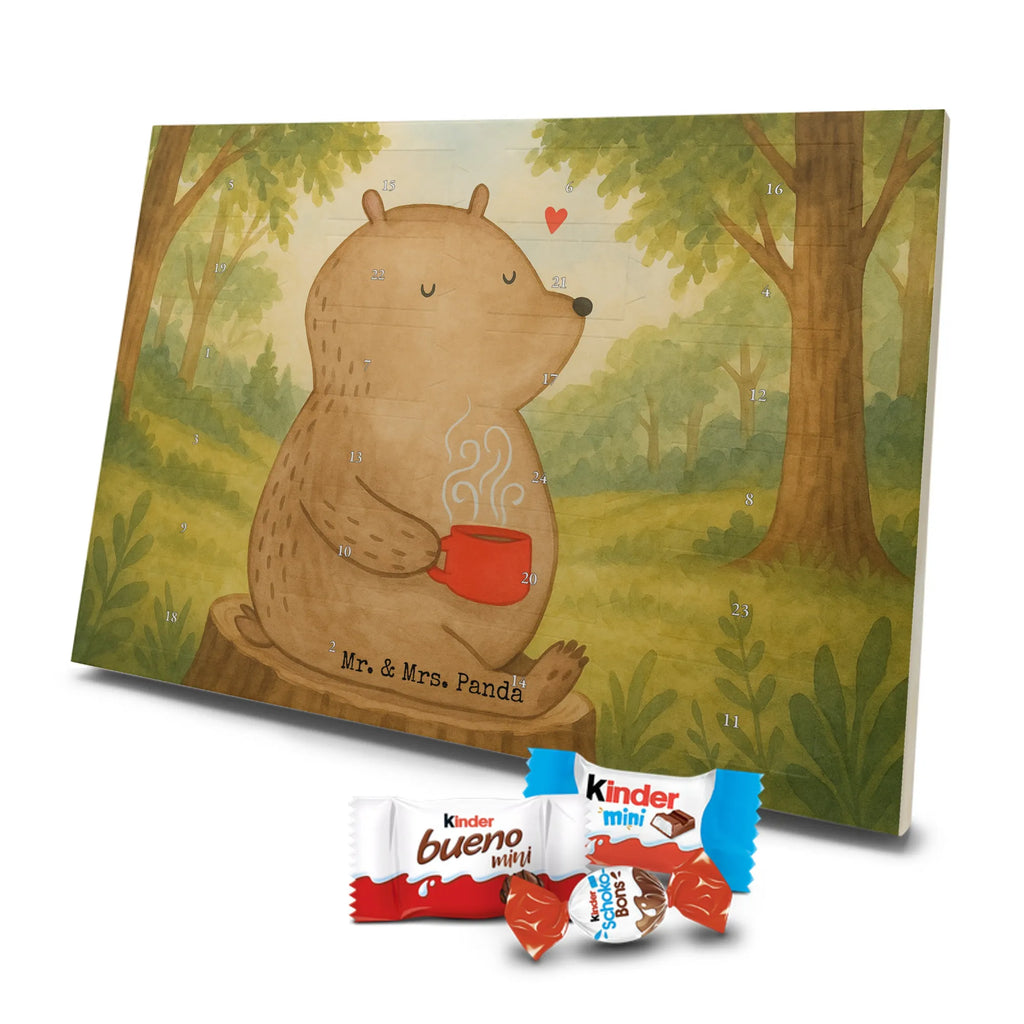 Chocolate advent calendar bear Coffee Design teddy bear, cuddly toy, conquer the world, morning routine, bears, save the world, good morning