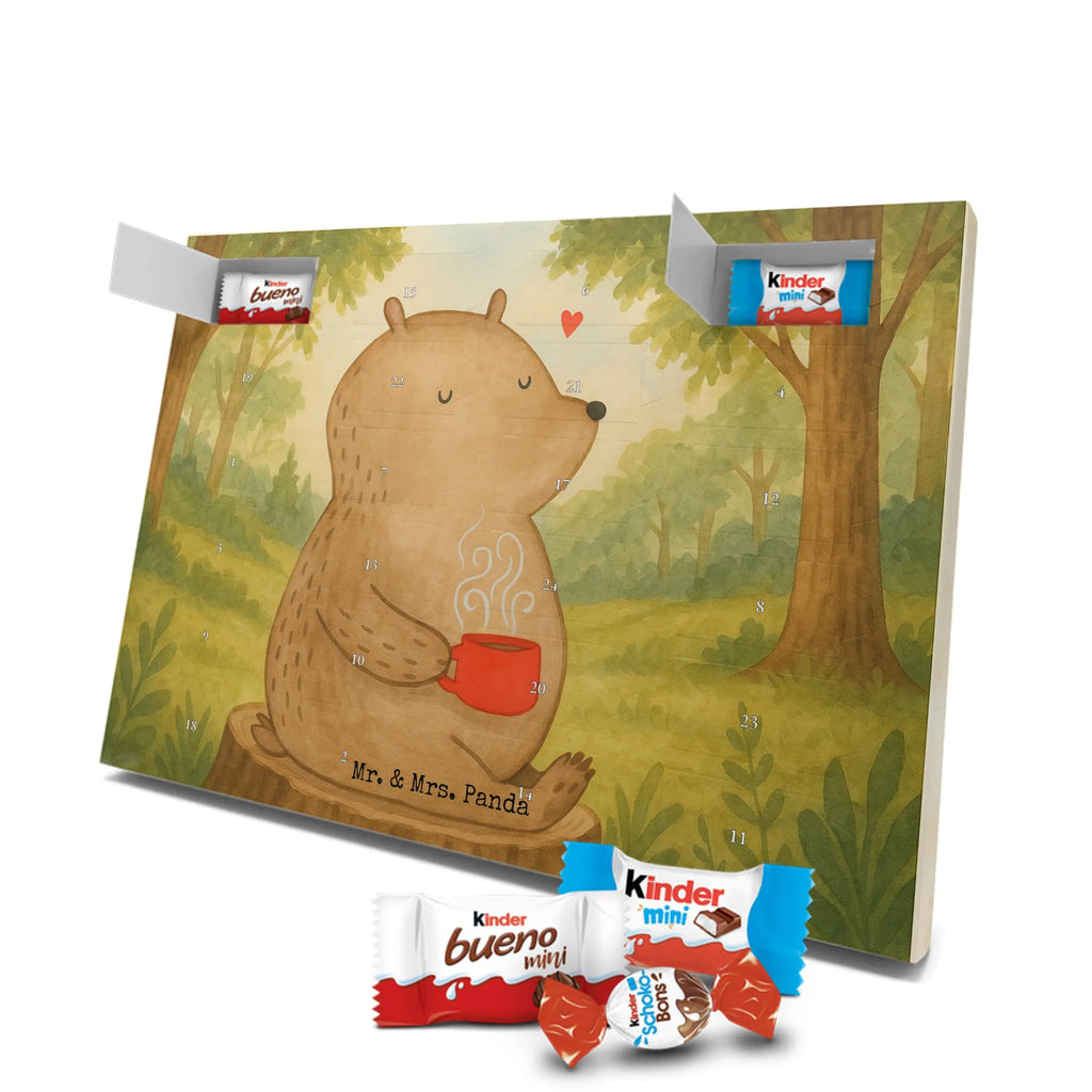 Chocolate advent calendar bear Coffee Design teddy bear, cuddly toy, conquer the world, morning routine, bears, save the world, good morning