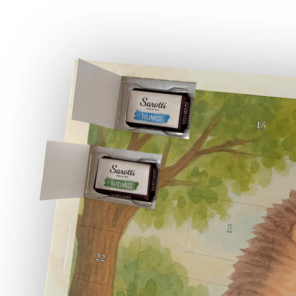 Chocolate advent calendar Hedgehog piece of cake Design card, gift ideas, gifts, small animals, cute, cute animal motives, hand drawn, funny sayings, good mood, special gifts, animal lover, baking gift, food saying, bake cake, birthday cake, invitation party, cake