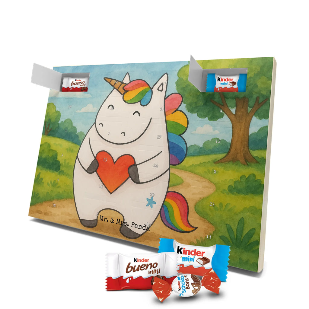 Chocolate advent calendar unicorn Heart Design different, heart, girlfriend present, girlfriend gift, bad girl, evil