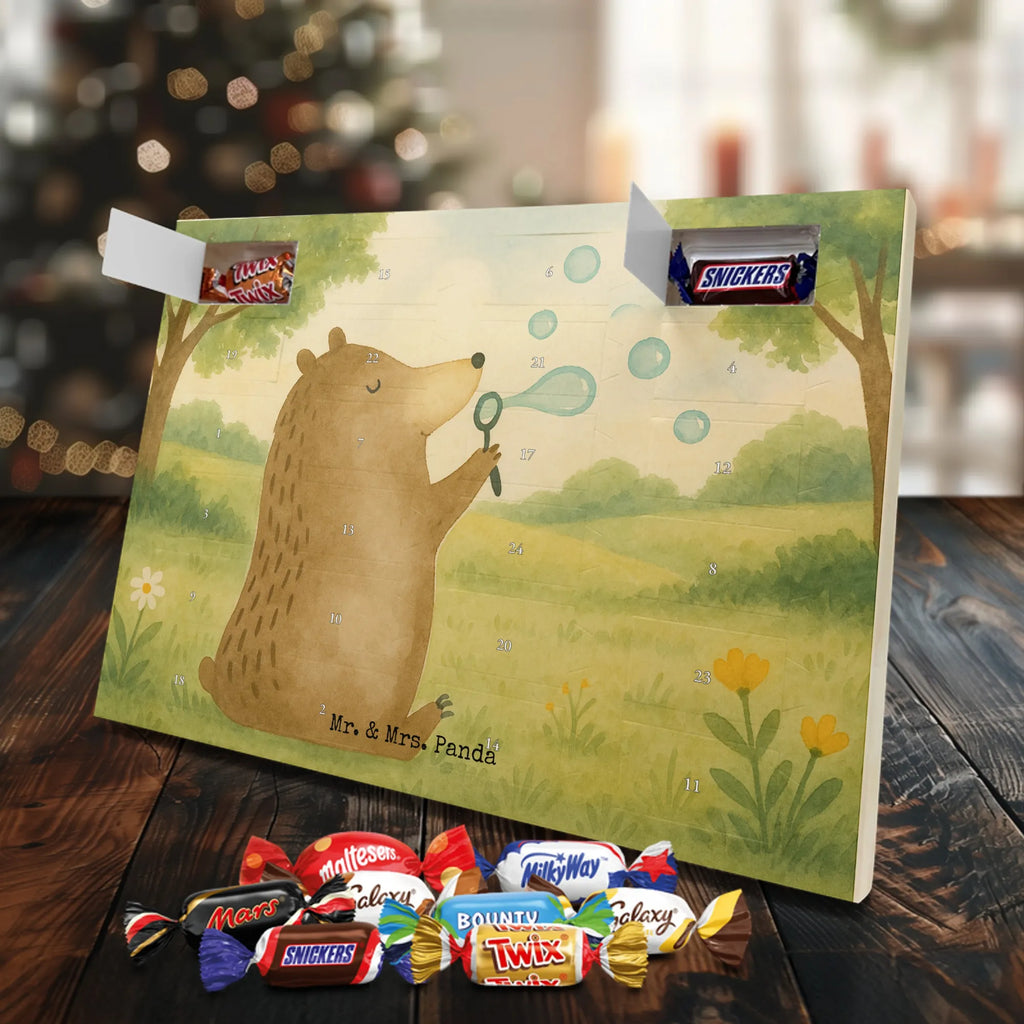 Chocolate advent calendar bear soap bubbles Design teddy bear, cuddly toy, Soap Bubbles Bear Funny Being Happy Sad Happy