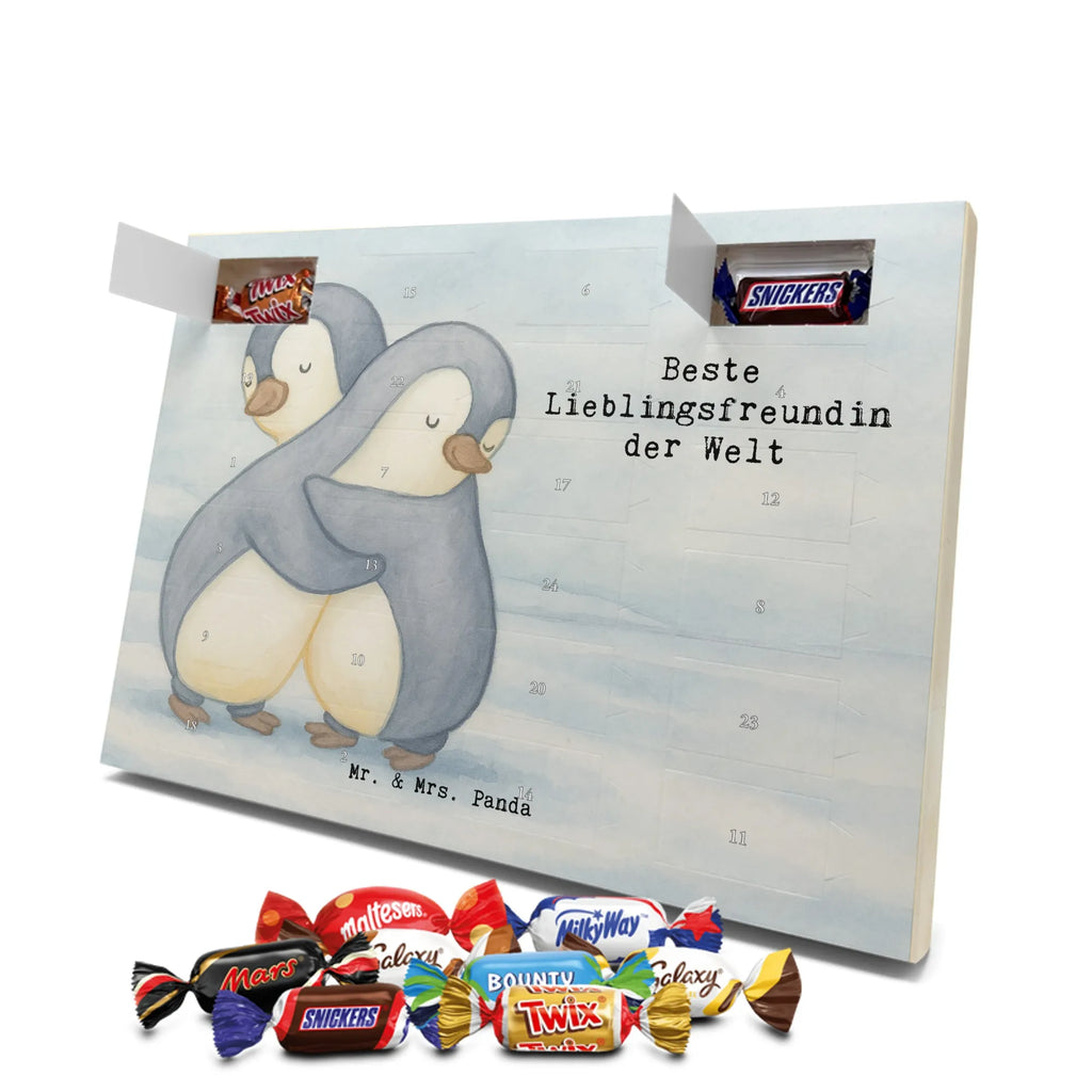 Chocolate advent calendar penguin Best favorite friend in the world Design thank you, birthday, gift idea, birthday present, gift tip, make you happy, giving, for, gift, darling, best friend, favorite person, Favorite friend, girlfriend, heart