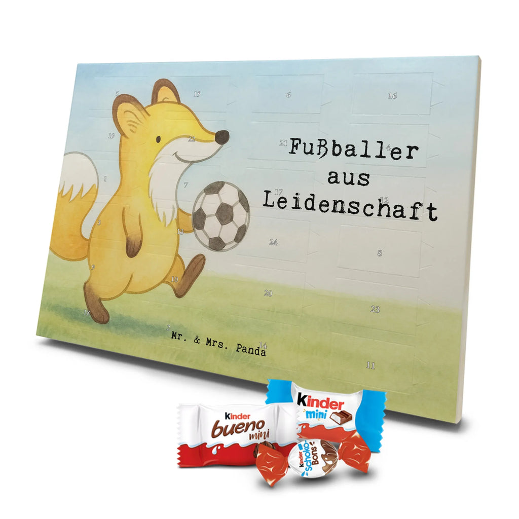 Chocolate advent calendar soccer player Passion Design gift, promotion, anniversary, retirement, sayings, job start, gift idea, best, farewell gift, profession, passing exam