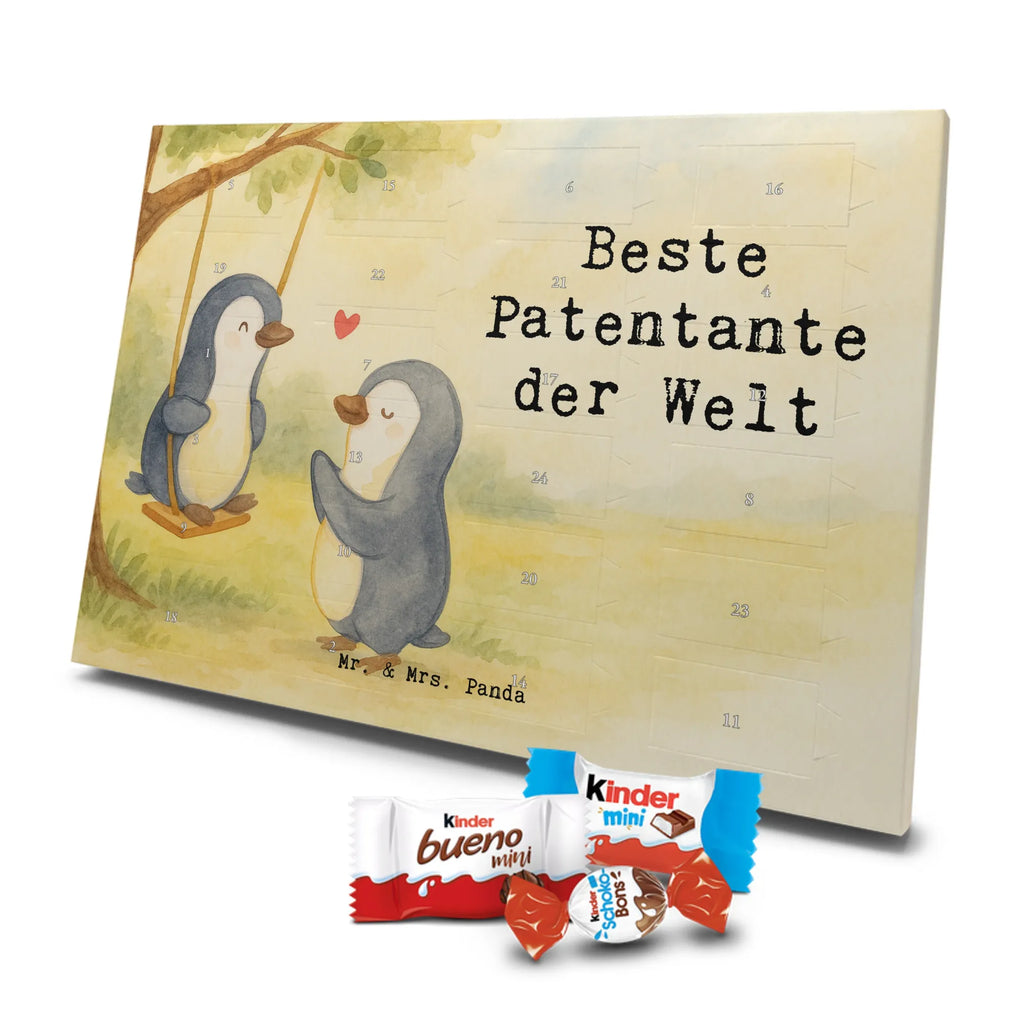 Chocolate advent calendar penguin Best godmother in the world Design thank you, birthday, gift idea, birthday present, gift tip, make you happy, giving, for, gift, niece, nephew, godfather aunt, Godmother, baptism, little thing, favorite aunt, christening partner