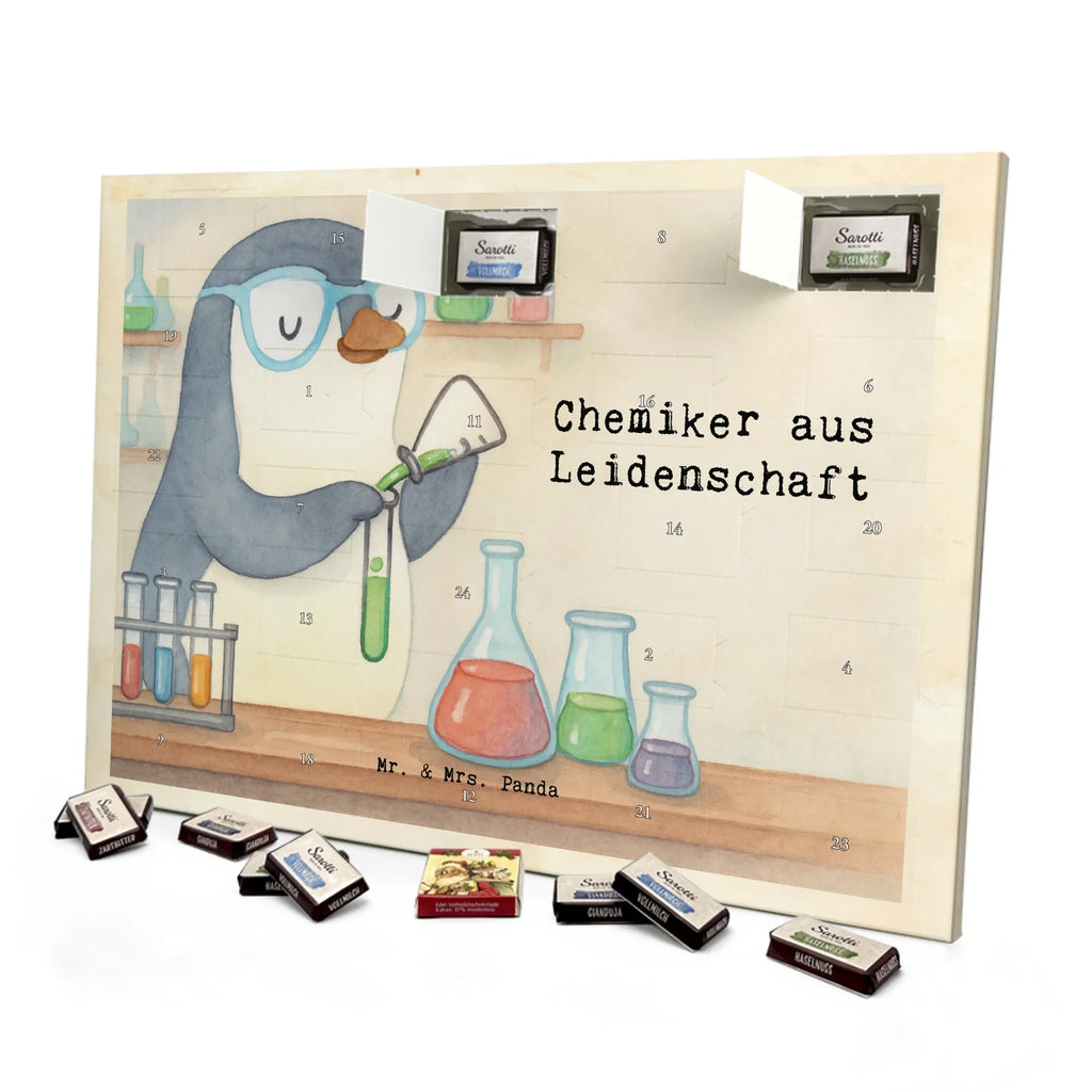 Chocolate advent calendar chemist Passion Design gift, promotion, anniversary, retirement, sayings, job start, gift idea, best, farewell gift, profession, passing exam