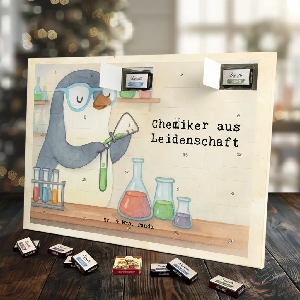 Chocolate advent calendar chemist Passion Design gift, promotion, anniversary, retirement, sayings, job start, gift idea, best, farewell gift, profession, passing exam