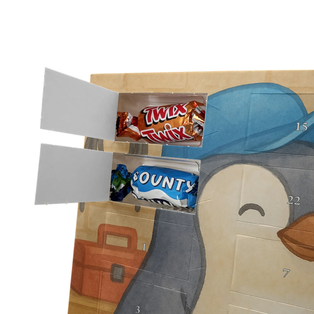 Chocolate advent calendar Electrician Passion Design gift, promotion, anniversary, retirement, sayings, job start, gift idea, best, farewell gift, profession, passing exam