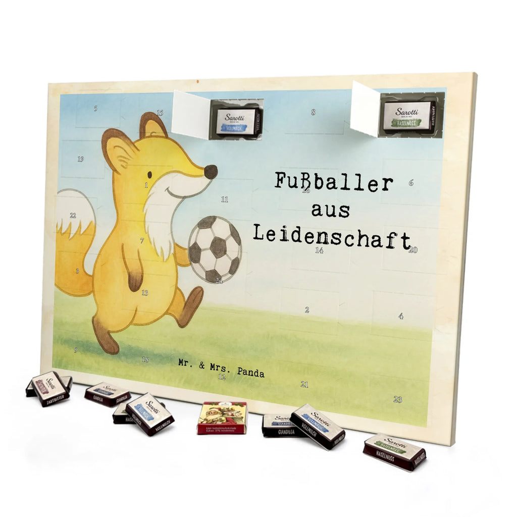 Chocolate advent calendar soccer player Passion Design gift, promotion, anniversary, retirement, sayings, job start, gift idea, best, farewell gift, profession, passing exam