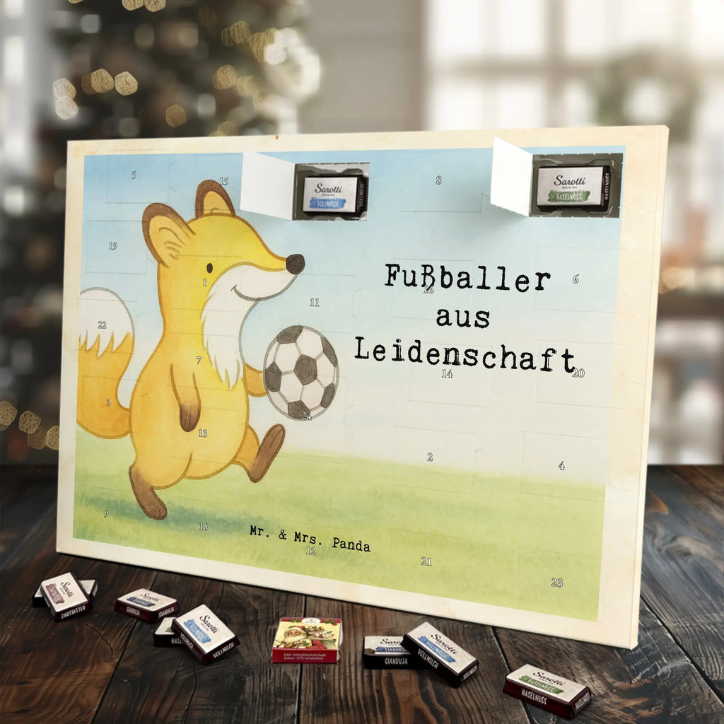 Chocolate advent calendar soccer player Passion Design gift, promotion, anniversary, retirement, sayings, job start, gift idea, best, farewell gift, profession, passing exam