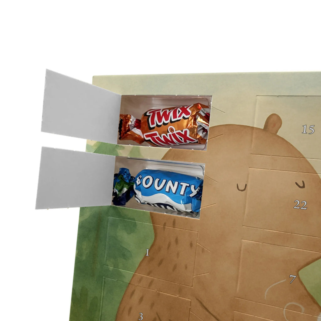 Chocolate advent calendar bear Coffee Design teddy bear, cuddly toy, conquer the world, morning routine, bears, save the world, good morning