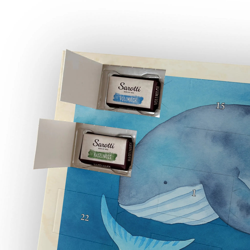 Chocolate advent calendar whale tuna Design card, gift ideas, gifts, small animals, cute, cute animal motives, hand drawn, funny sayings, good mood, special gifts, animal lover, tuna, word joke funny, choice, joke, saying funny, flat joke, whale, flat joke gift, saying of the day