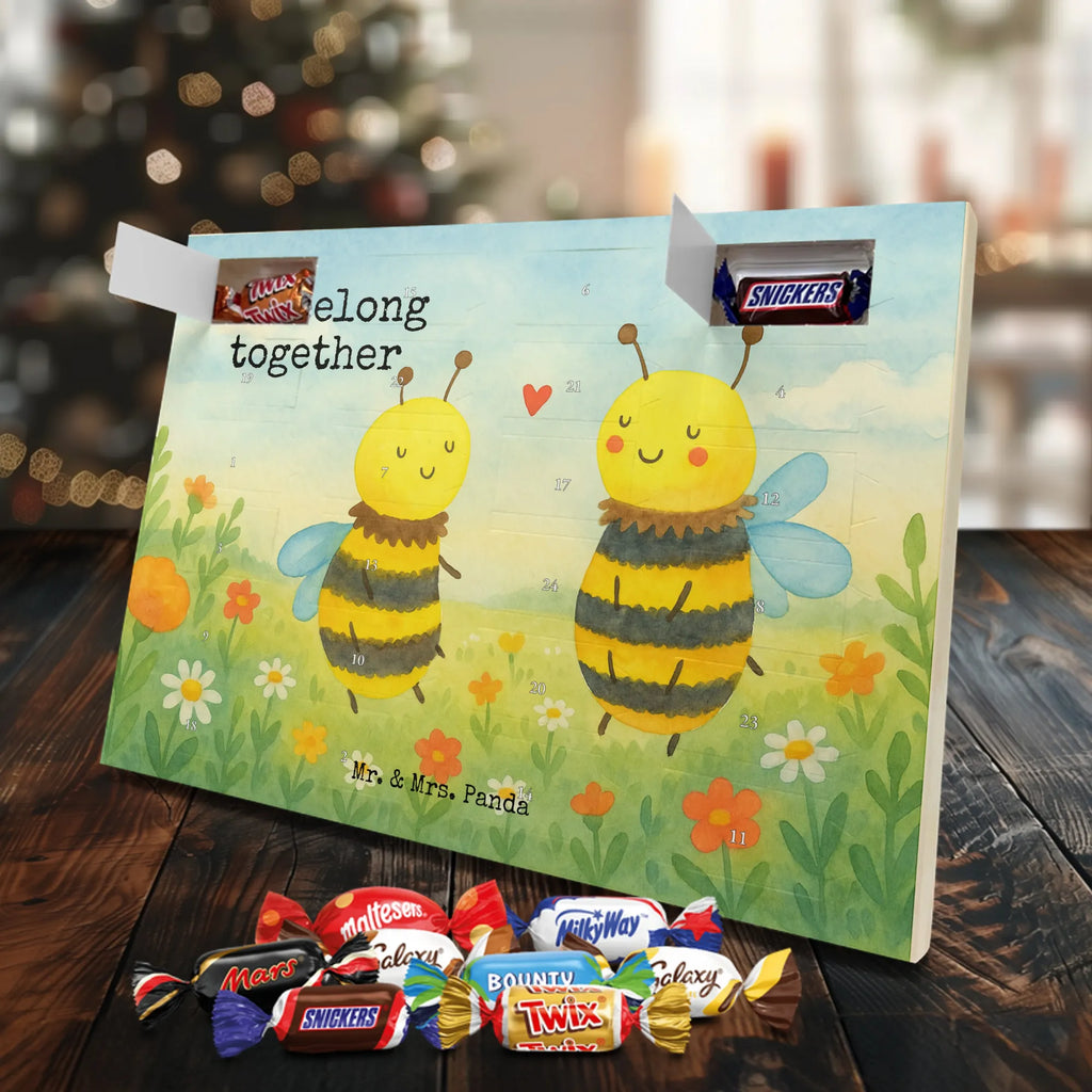 Chocolate advent calendar bee In love Design wasp, bumblebee