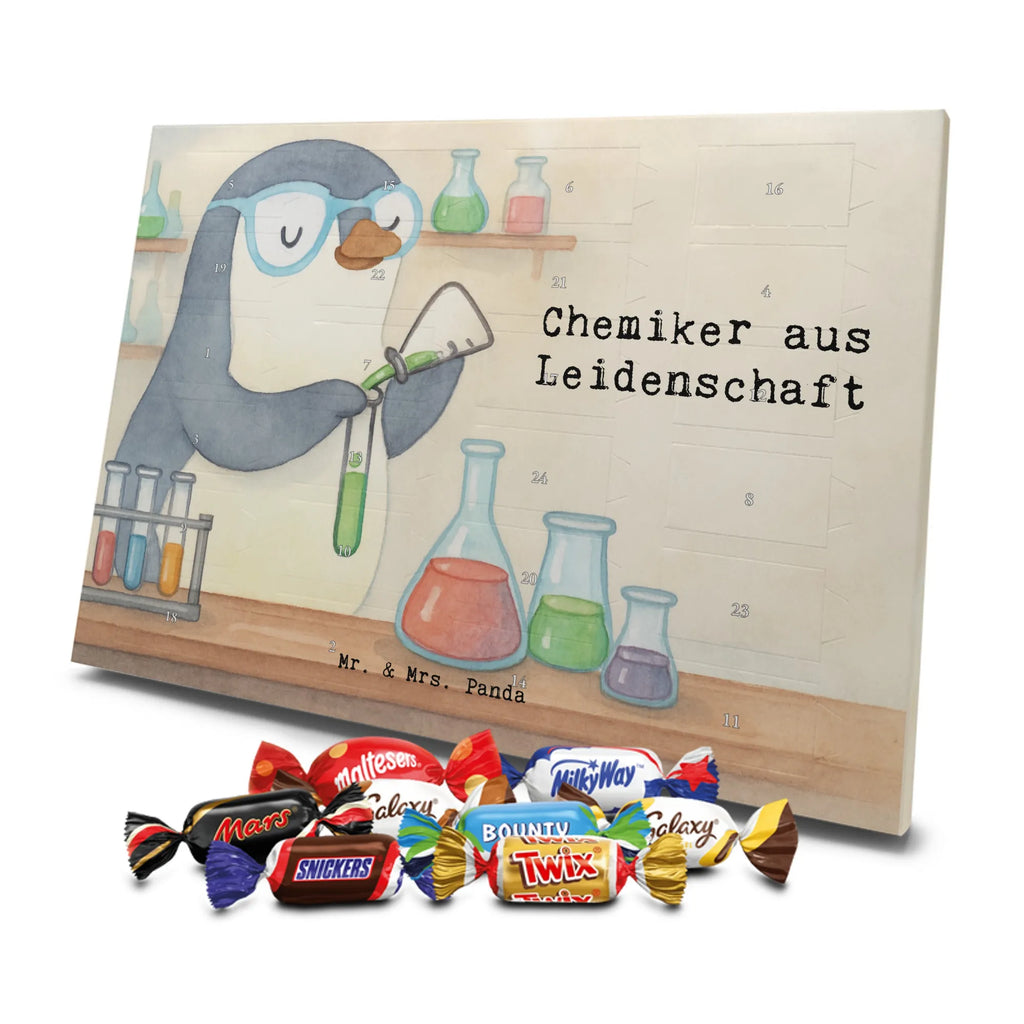 Chocolate advent calendar chemist Passion Design gift, promotion, anniversary, retirement, sayings, job start, gift idea, best, farewell gift, profession, passing exam