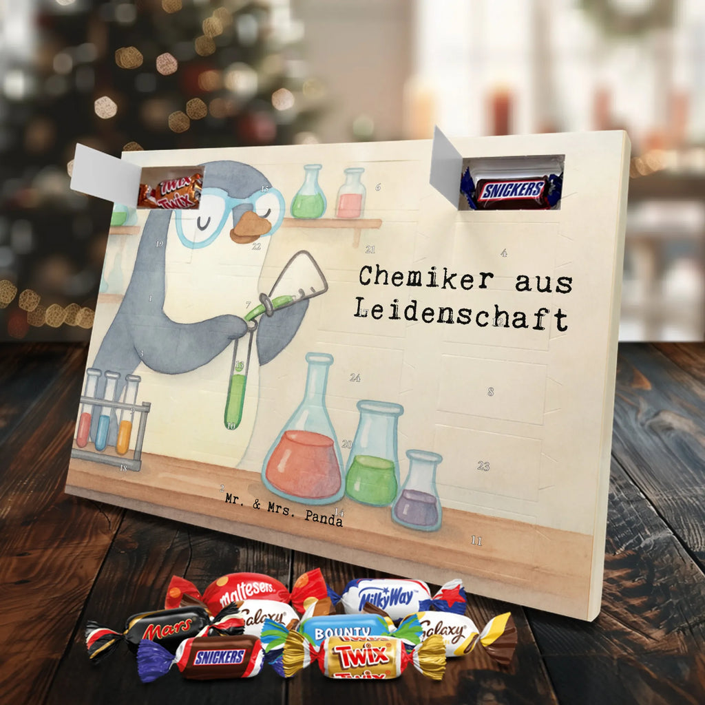 Chocolate advent calendar chemist Passion Design gift, promotion, anniversary, retirement, sayings, job start, gift idea, best, farewell gift, profession, passing exam