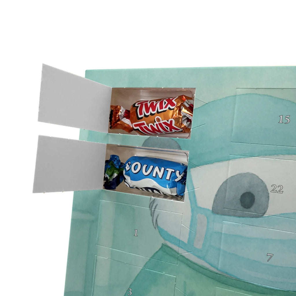 Chocolate advent calendar surgeon Passion Design gift, promotion, anniversary, retirement, sayings, job start, gift idea, best, farewell gift, profession, passing exam