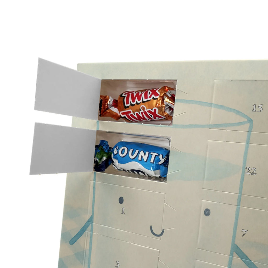 Chocolate advent calendar milk biscuit Design card, gift ideas, gifts, small animals, cute, cute animal motives, hand drawn, funny sayings, good mood, special gifts, animal lover, motif sweet, perfect couple, cookies, biscuit, invitation breakfast, romantic