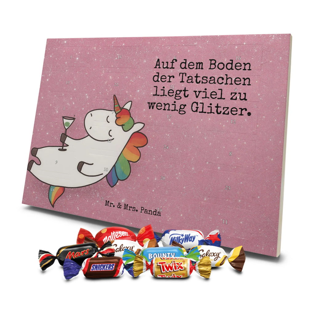 Chocolate advent calendar unicorn cocktail Design girlfriend present, girlfriend gift, birthday, fun, champagne, celebrating