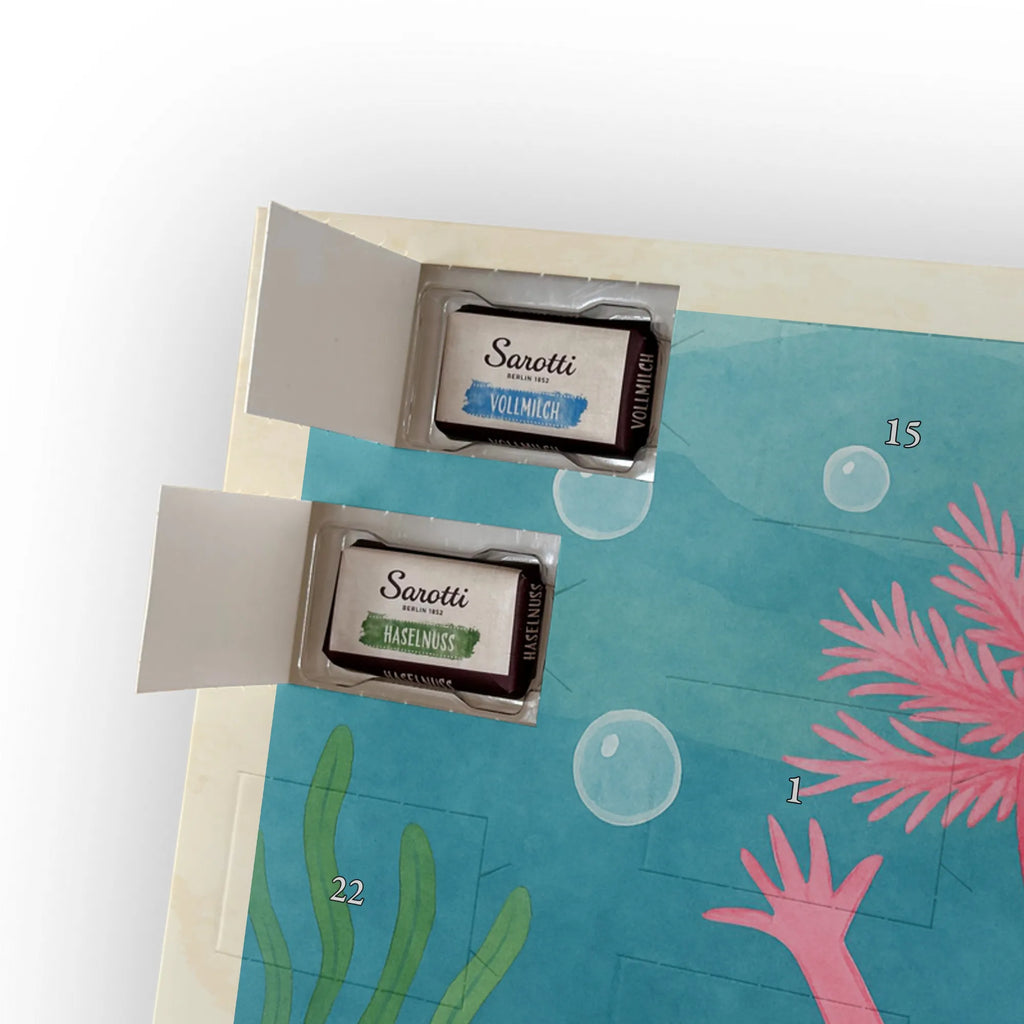 Chocolate advent calendar axolotl Hooray Design Axelotl, marine animals, Mexican walking fish, salamander, fun, joy, cheerful, satisfaction, tail, amphibian