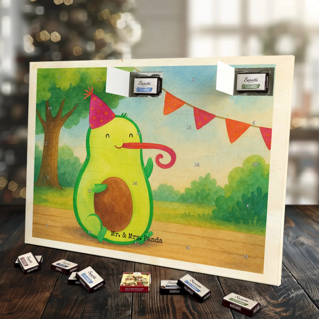 Chocolate advent calendar avocado Birthday Design vegetables