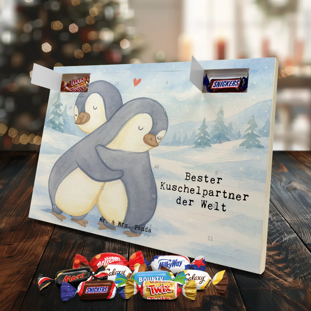 Chocolate advent calendar penguin Best cuddle partner in the world Design thank you, birthday, gift idea, birthday present, gift tip, make you happy, giving, for, gift, Bed, Wife, Husband, Cuddle, Girlfriend, In Love, Netflix, Boyfriend, Spouse, Life Partner, Wedding Anniversary, Cuddle Partner