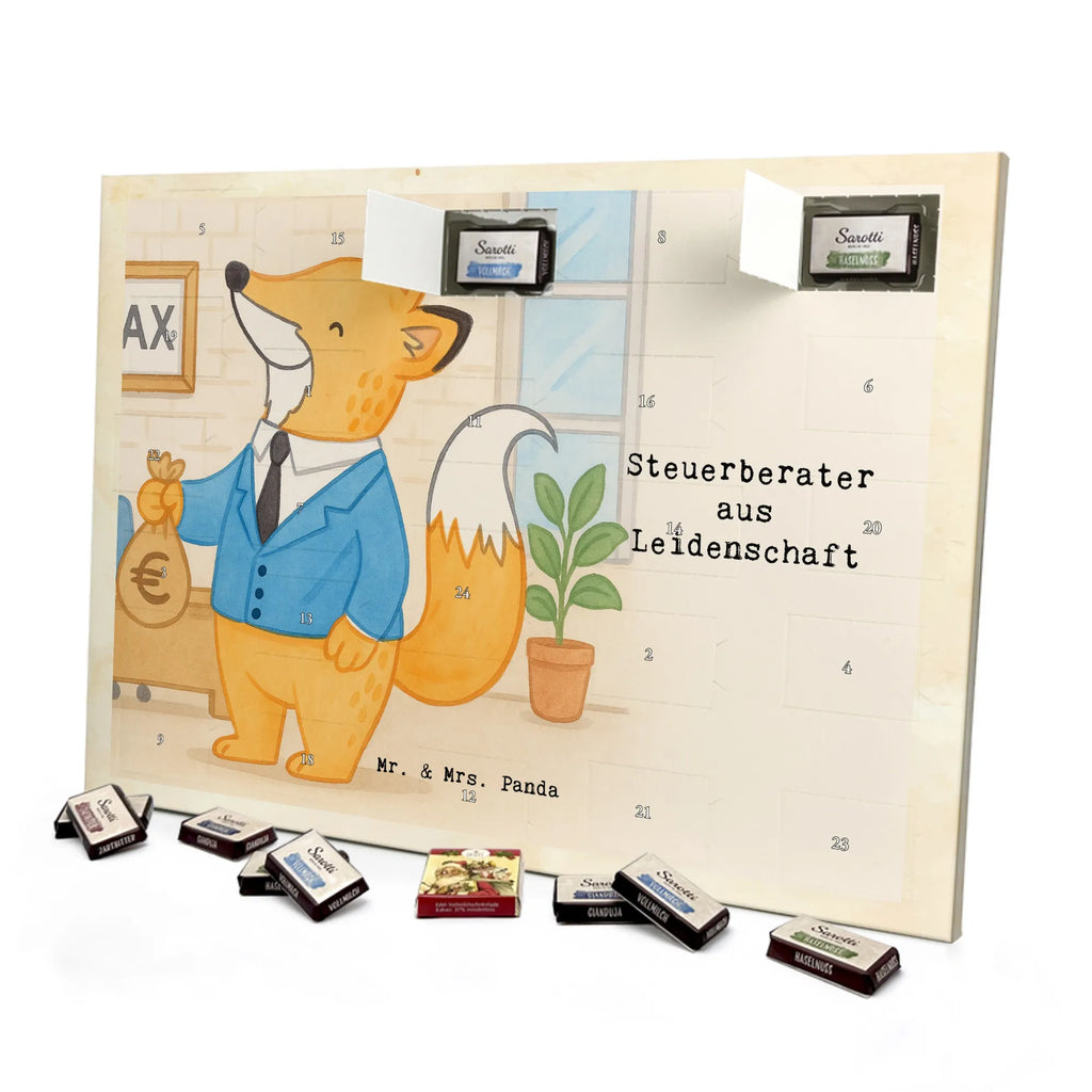 Chocolate advent calendar Tax Advisor passion Design gift, promotion, anniversary, retirement, sayings, job start, gift idea, best, farewell gift, profession, passing exam