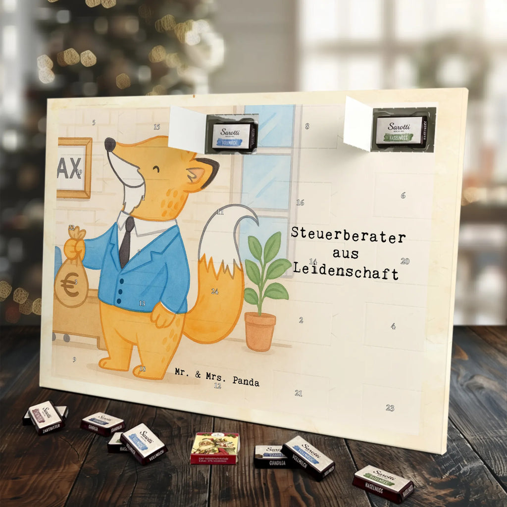 Chocolate advent calendar Tax Advisor passion Design gift, promotion, anniversary, retirement, sayings, job start, gift idea, best, farewell gift, profession, passing exam