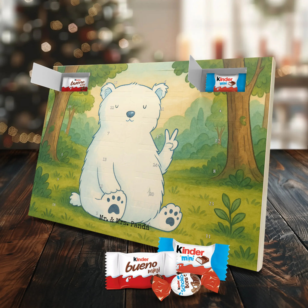 Chocolate advent calendar Icebear Lazy Design teddy bear, cuddly toy, office job, lazy, North Pole, work, relaxing, workplace, Polar bear