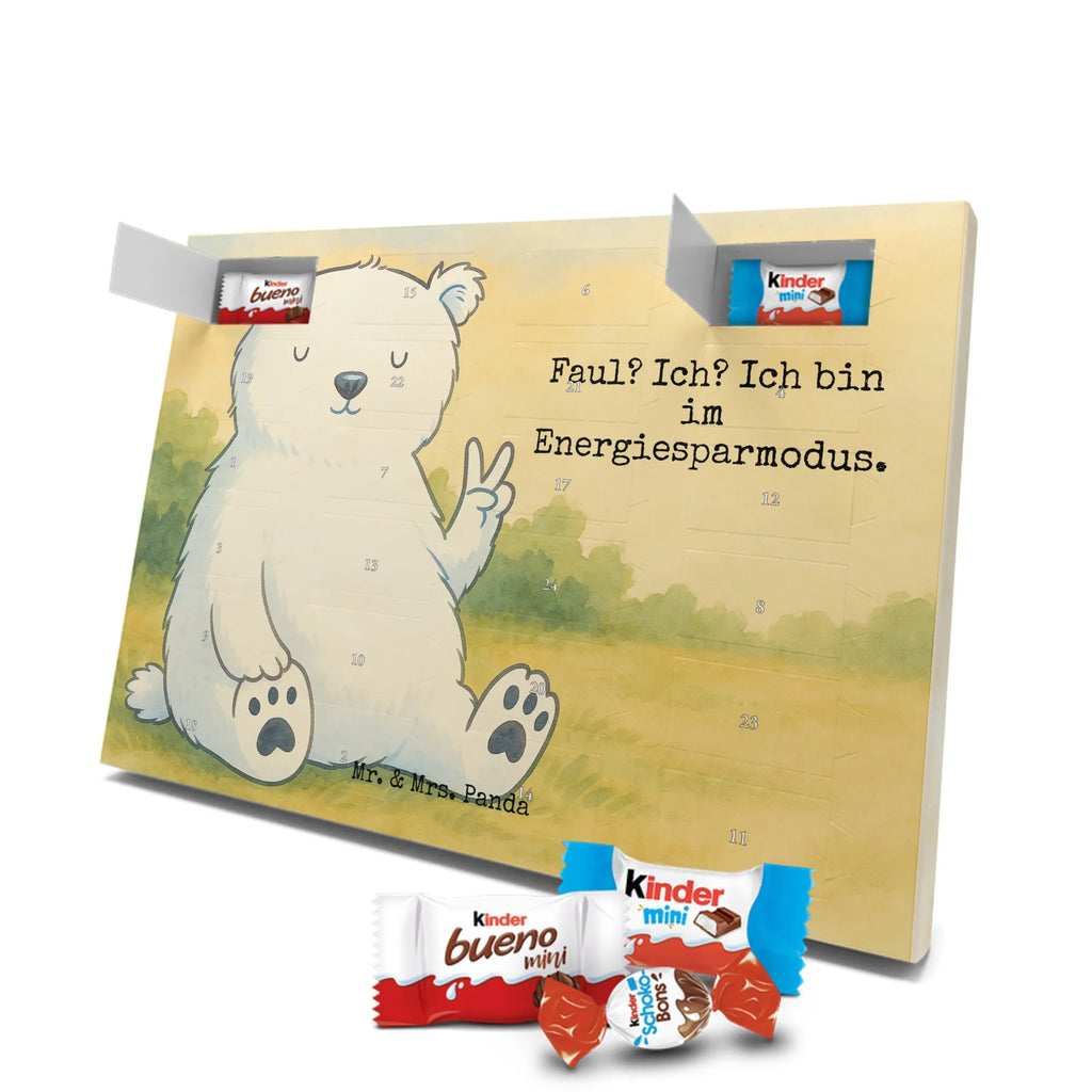 Chocolate advent calendar Icebear Lazy Design teddy bear, cuddly toy, office job, lazy, North Pole, work, relaxing, workplace, Polar bear